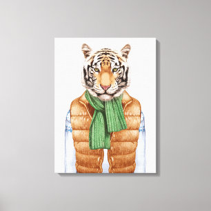 Toile Tigre de gilet