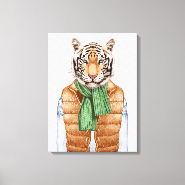 Toile Tigre de gilet (Recto)