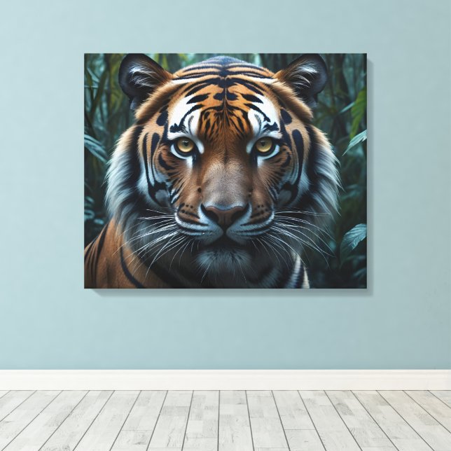 Toile Tigre de la jungle (Insitu (Plancher de Bois))