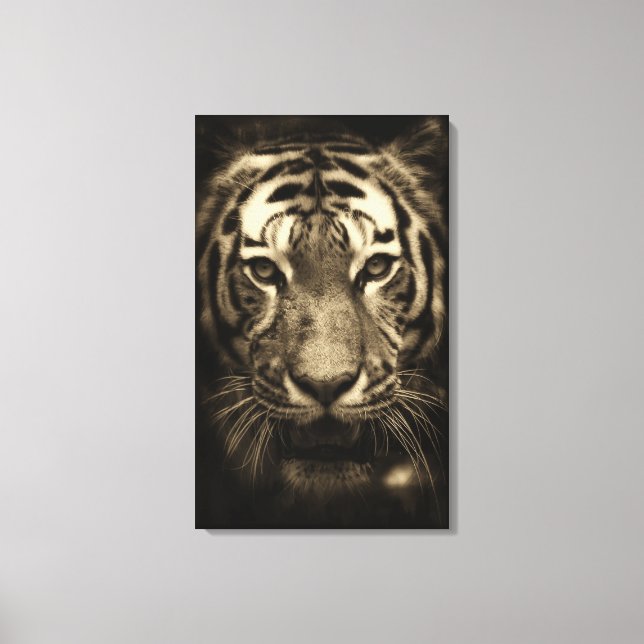 Toile Tigre en Sepia Tones (Recto)