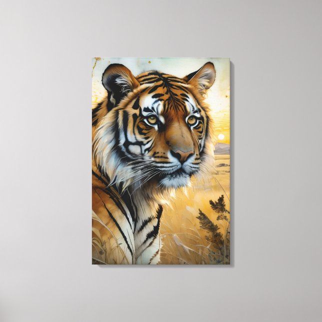 Toile Tigre majestueux (Recto)