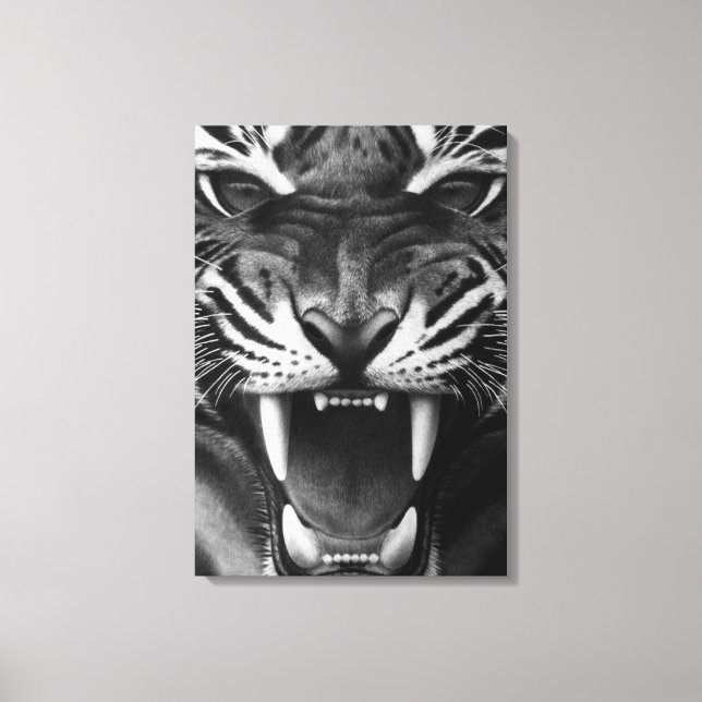 Toile Tigre torride (Recto)