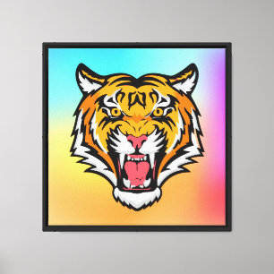 Toile Tigre torride tête-25818 Mug de voyage
