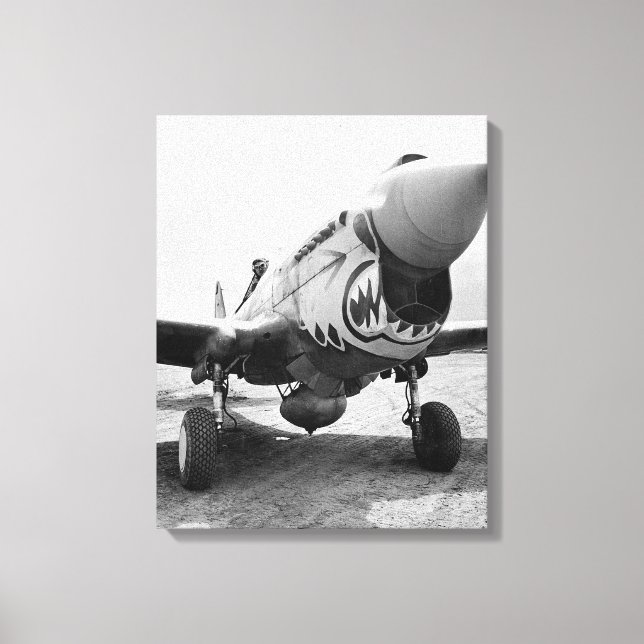Toile Tigres volants P-40 Warhawk, 1941 (Recto)