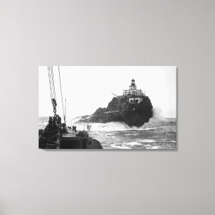 Toile Tillamook, Oregon Lighthouse, photo du navire