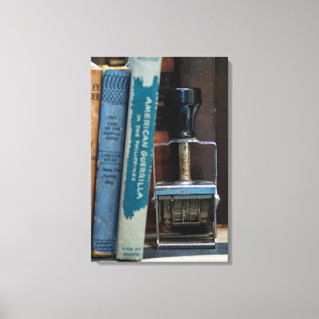 Toile Timbre de date de bibliothèque (Recto)