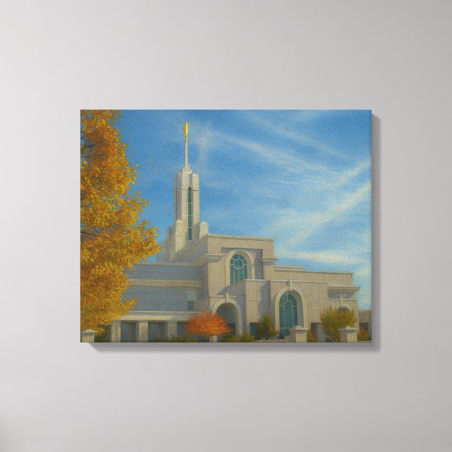 Toile Timpanogos Utah Temple Painting™ LDS Canvas (Recto)