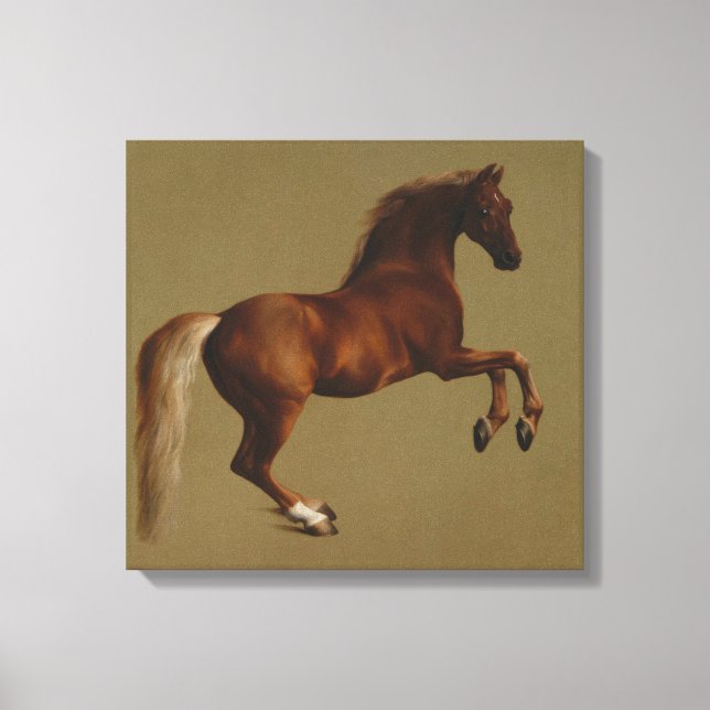 Toile Tir à blanc sur le cheval (par George Stubbs) (Recto)