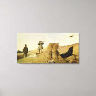 Toile Tirer une perdrix sur des chiens (voir aussi 63637