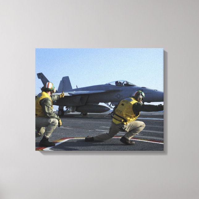 Toile Tirs à bord du USS George HW Bush (Recto)