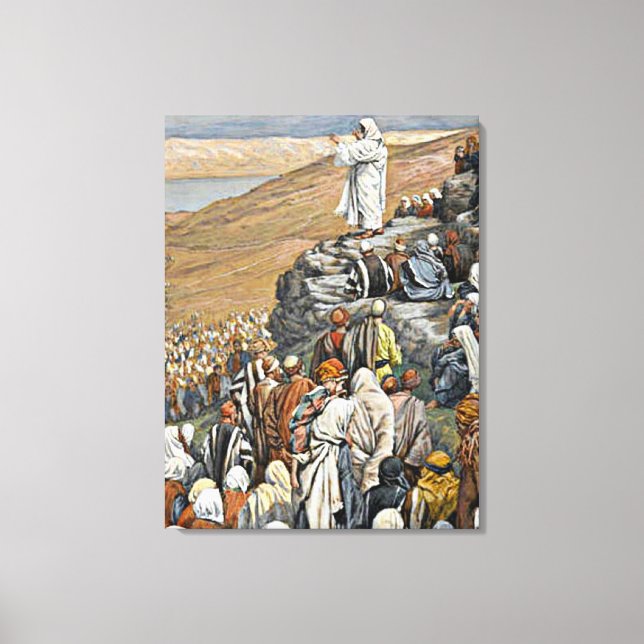 Toile Tissot - Le Sermon sur le Mont (Recto)