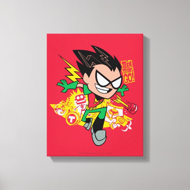 Toile Titans Ados, partez ! | Robin's Arsenal Graphic (Recto)