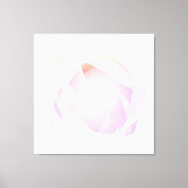 Toile **Toile tendue AR8 Fleurs rose thé art floral** (Recto)