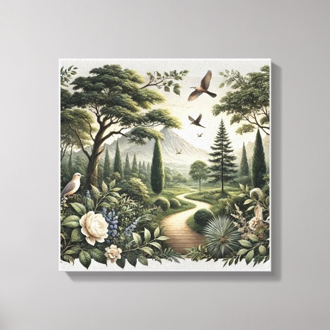 Toile Toiles d'art mural de la forêt murmure  (Recto)
