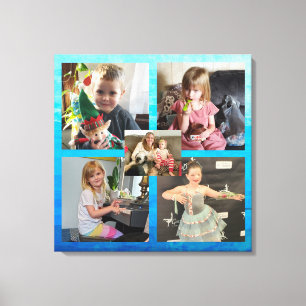 Toile Toiles personnalisées avec photos de famille