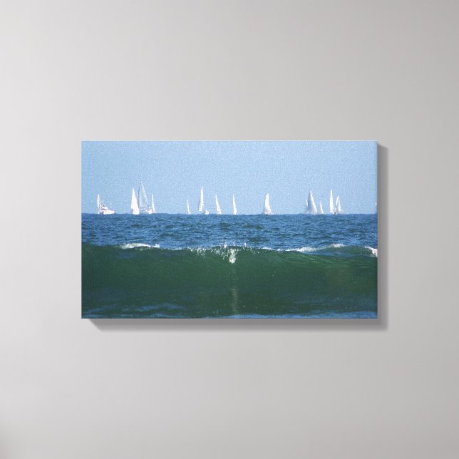 Toile Toiles & Vagues_Toile tendue imprimée (Recto)