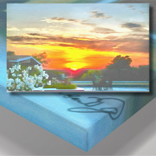Toile Toit Sunset 2295 Art