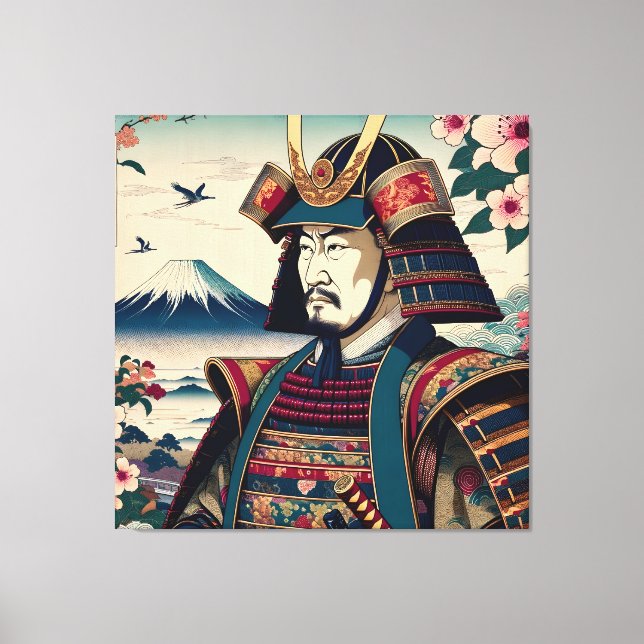 Toile Tokugawa Ieyasu : Le chef-d'oeuvre d'Ukiyo-E (Recto)