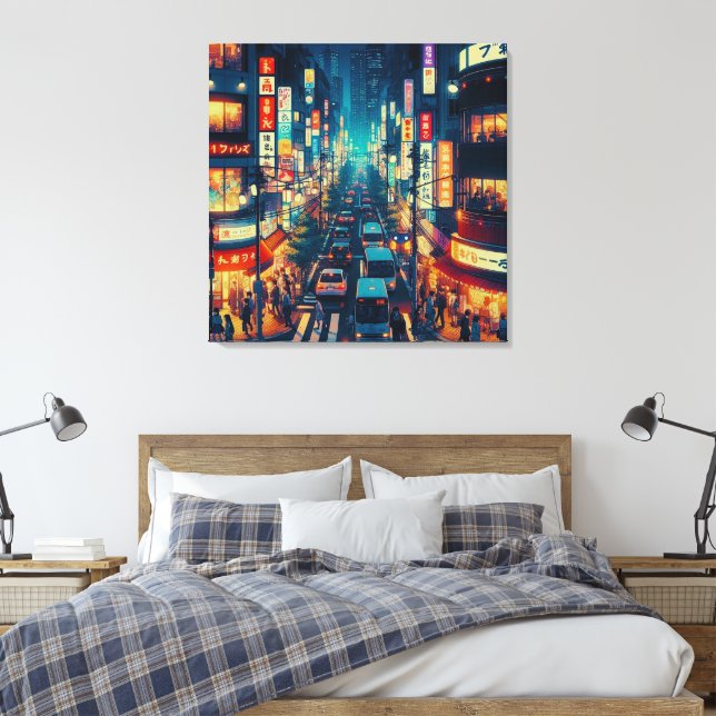 Toile Tokyo en Mouvement (Insitu(Chambre))