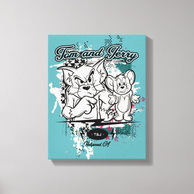 Toile Tom et Jerry Hollywood CA (Recto)