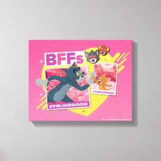 Toile Tom & Jerry BFFs Photo Emoji Collage