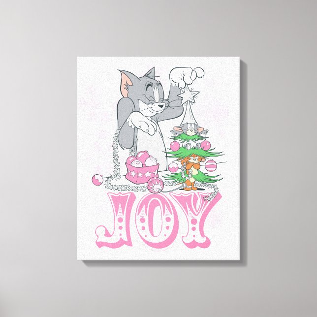 Toile Tom, Jerry et Nibbles décorent la joie (Recto)