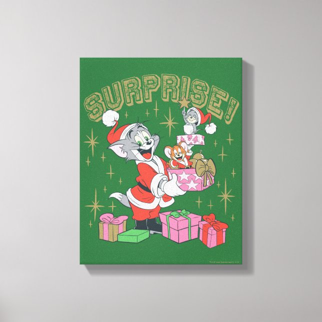 Toile Tom, Jerry et Nibbles Holiday Surprise (Recto)