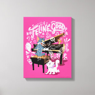 Toile Tom & Jerry Play Piano - Feline Good