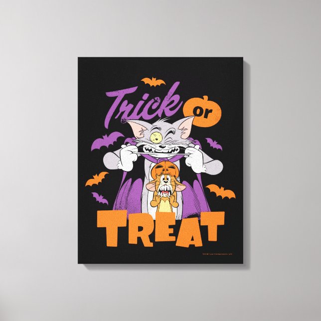 Toile Tom & Jerry | Tricoter ou traiter (Recto)
