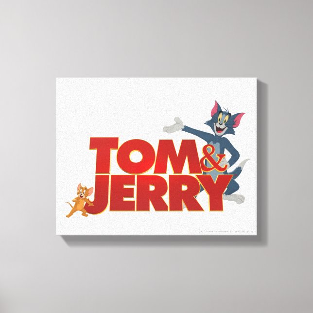 Toile Tom & Jerry With Movie Logo (Recto)