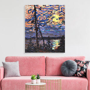 Toile Tom Thomson - Clair de lune