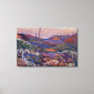 Toile Tom Thomson - FIRE SWEPT HILLS 1915