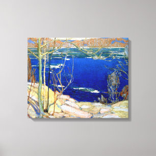 Toile Tom Thomson - Glace du printemps