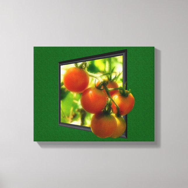 Toile Tomates Cerises De La Nature De La Frame (Recto)