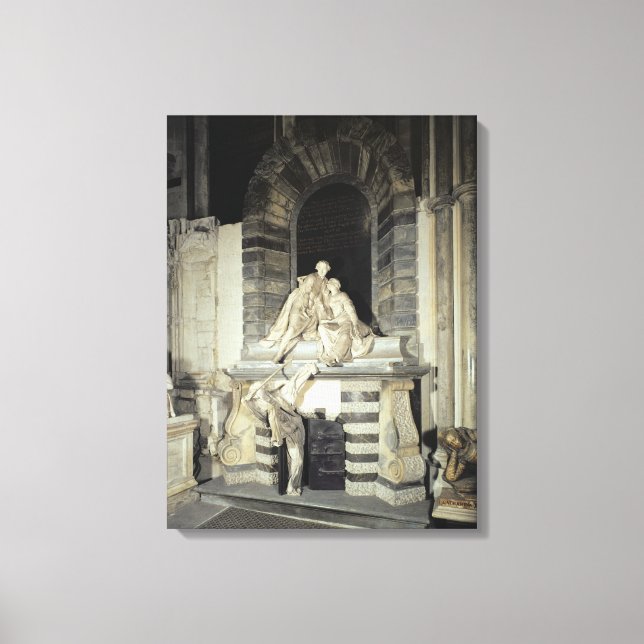 Toile Tombeau de sir Joseph et de dame Elizabeth (Recto)
