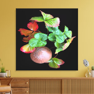 Toile Tombez dans la saison des fraises Jardin de jardin