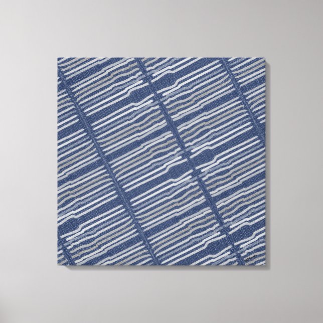 Toile Tons avec Attitude Gris Bleu Blanc (Recto)