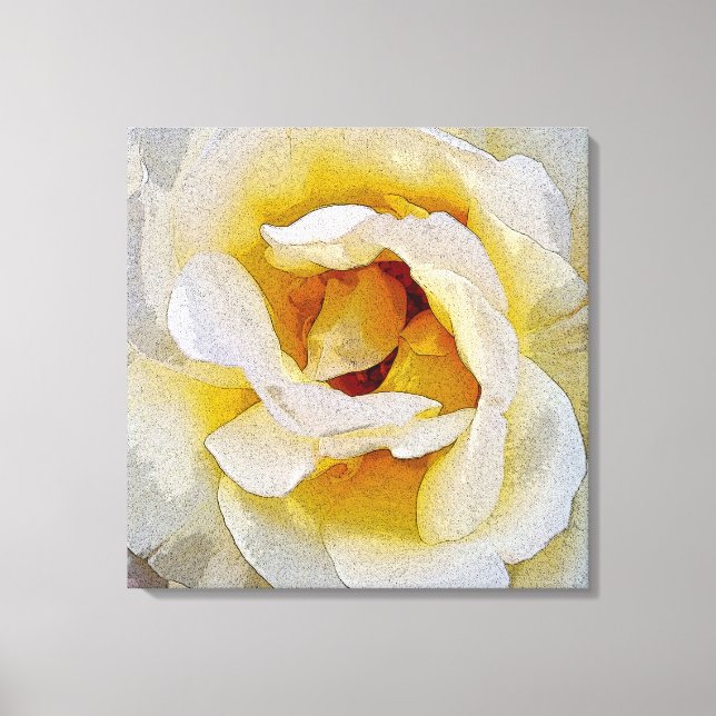Toile tons blanc à jaune (Recto)