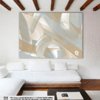 Tornade sablonneuse de 50 x 38 po Tendance Art Abs