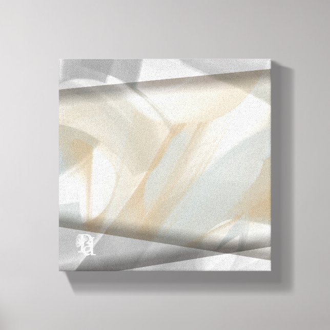 Toile Tornade sablonneuse de 8x8" Tendance Art Abstrait  (Recto)