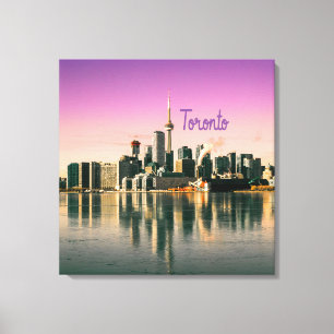 Toile Toronto Capitale de l'Ontario Canada City Skyline