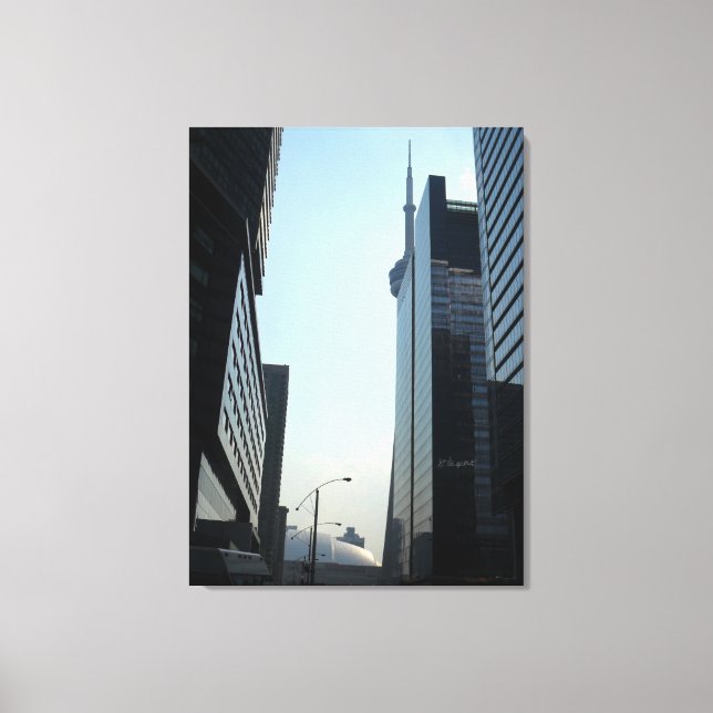 Toile Toronto, vue panoramique (Recto)