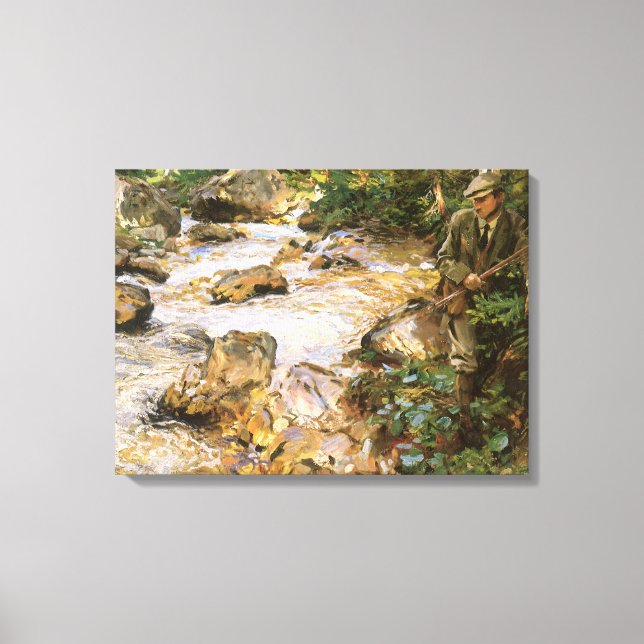 Toile Torrent du Tyrol par John Singer Sargent (Recto)