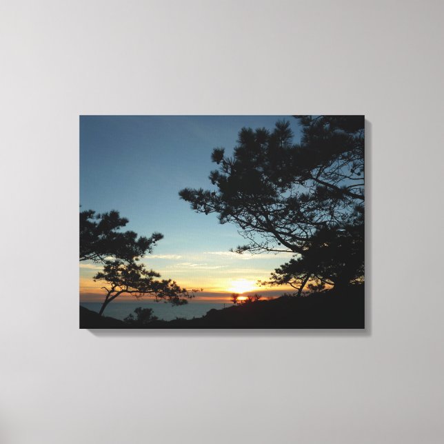 Toile Torrey Pine Sunset III Paysage californien (Recto)