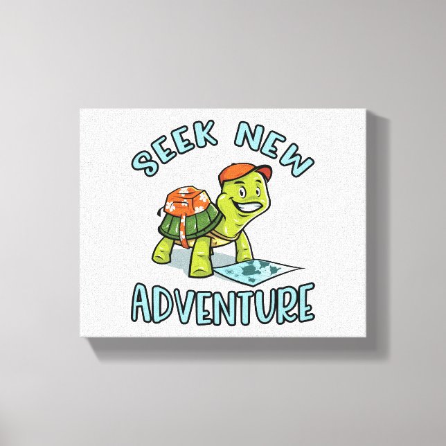 Toile Tortue Aventure (Recto)