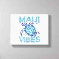 Tortue bleue polynésienne Maui Vibes