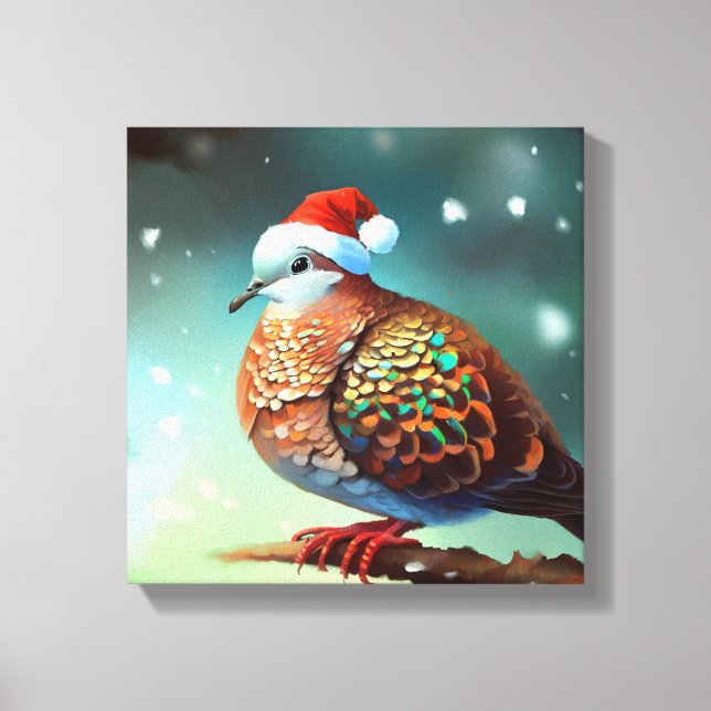 Toile Tortue de Noël 3 (Recto)