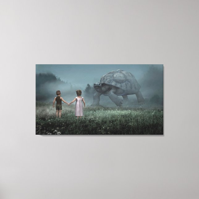 Toile Tortue géante (Recto)
