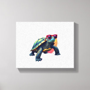 Toile Tortue Tortue Colorée Tortue Mens Tortue Lover Tu