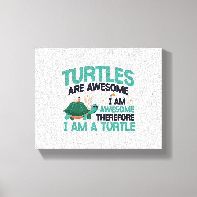 Toile Tortues De Mer Sont (Recto)